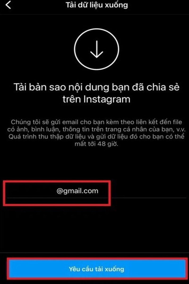 Nhập Email và Mật khẩu