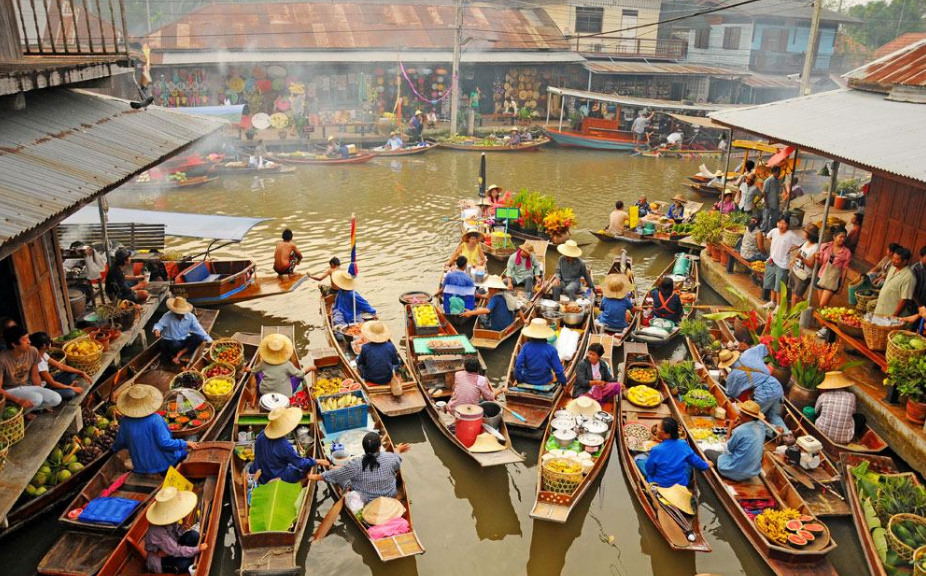 Chợ nổi Damnoen Saduak