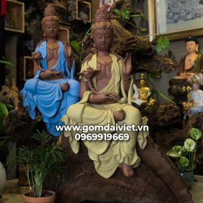 Tượng gốm sứ phật bà quan âm