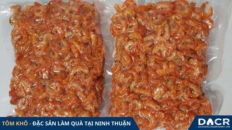 Tôm khô đặc sản làm quà tại Ninh Thuận