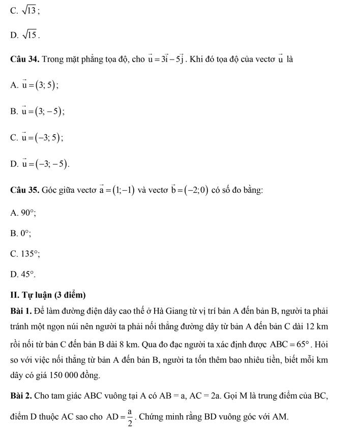 overrightarrow{AM}=1/3overrightarrow{AC}