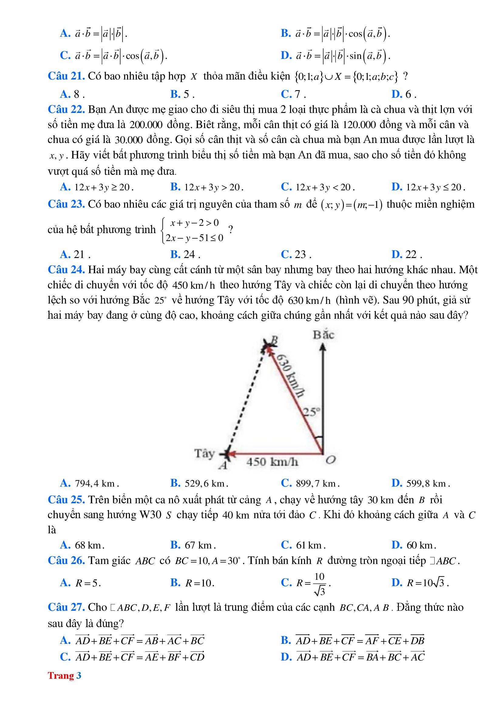 Leftrightarrow left ( frac{2}{9}overrightarrow{AB}.overrightarrow{AC}-frac{2x}{3a}overrightarrow{AB}^{2}-frac{x}{3a}overrightarrow{AB}overrightarrow{AC}+frac{1}{9}overrightarrow{AC}^{2} right )=0