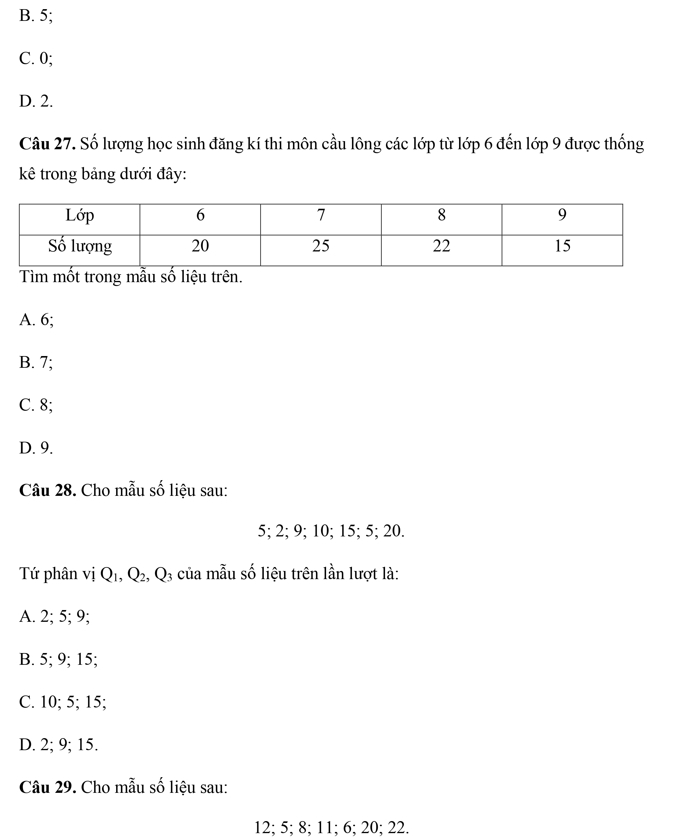 Đề thi học kì 1 lớp 10 môn toán 10