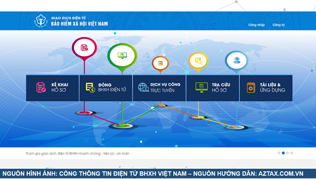 Hướng dẫn đăng ký tài khoản dịch vụ công BHXH - Bước 1