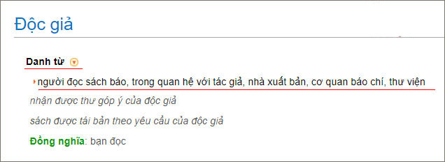 Độc giả là gì theo từ điển Tiếng Việt