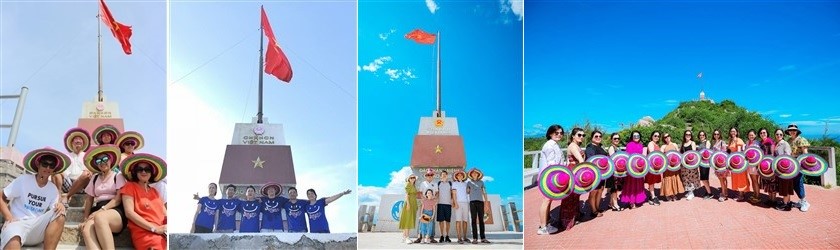 Cột cờ thanh niên - Tour Cù Lao Xanh - Quy Nhơn Tourist