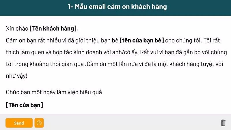 viết email