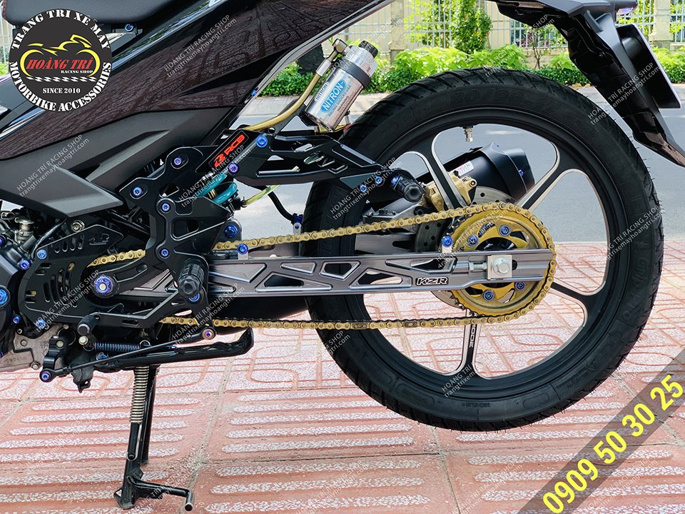 Đi cùng gấp chính là bộ sản phẩm nhông sên dĩa Pro Bike