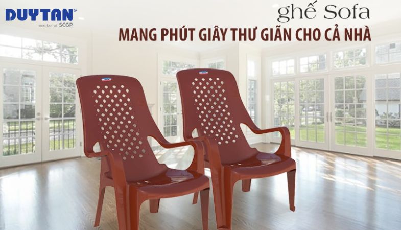 ghế nhựa sofa duy tân