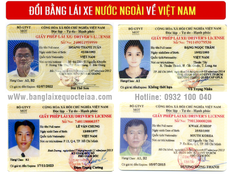 Thủ tục gia hạn giấy phép lái xe cho người nước ngoài qua mạng - Hotline/ Zalo/ Viber: 0932.100.040