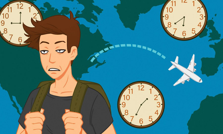 Jet Lag là hiện tượng không thể tránh khỏi khi chênh lệch múi giờ