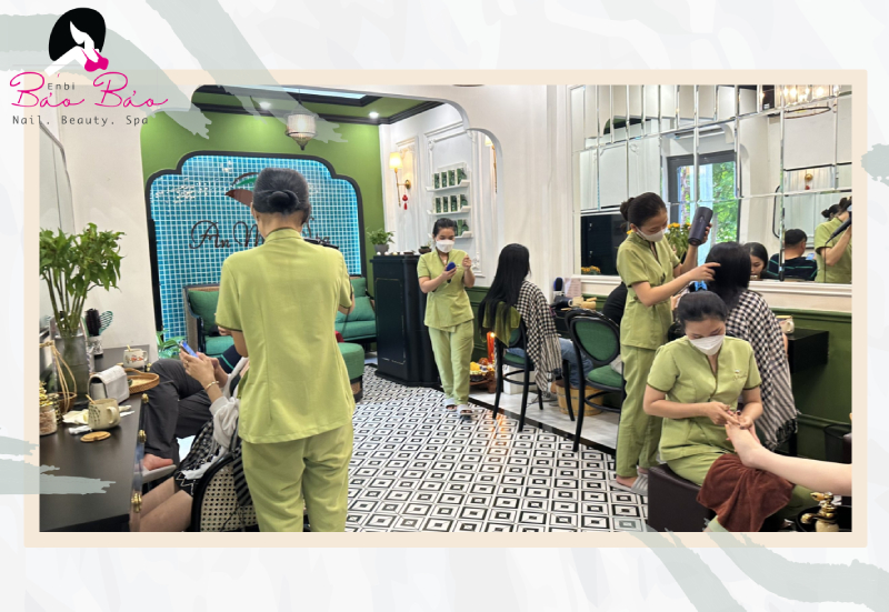 Enbi Bảo Bảo Nail & Spa cung cấp đa dạng dịch vụ