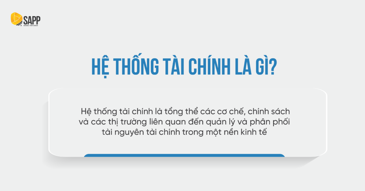 hệ thống tài chính là gì