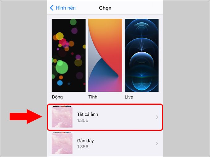 Đổi hình nền trên iPhone