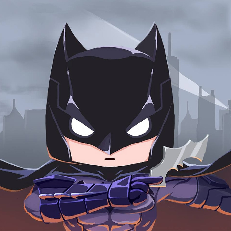 Ảnh Batman chibi được yêu thích