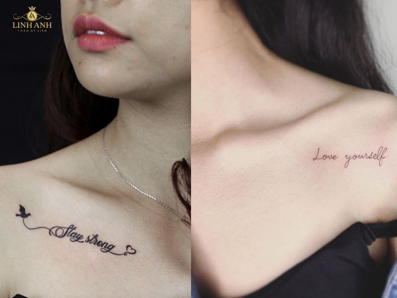 tattoo chữ đẹp cho nữ thánh giá