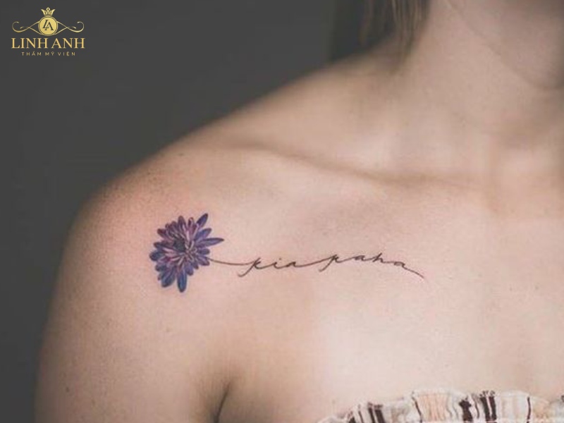 tattoo chữ đẹp cho nữ ở tay đơn giản