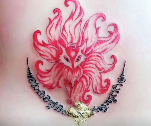 hình tattoo hồ ly thái lan