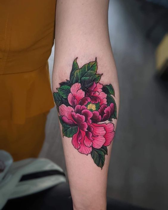 mẫu tattoo hoa đẹp và tỉ mỉ cho nữ