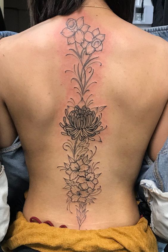 mẫu tattoo sau lưng cực đẹp