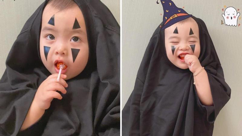 hóa trang halloween cho trẻ em