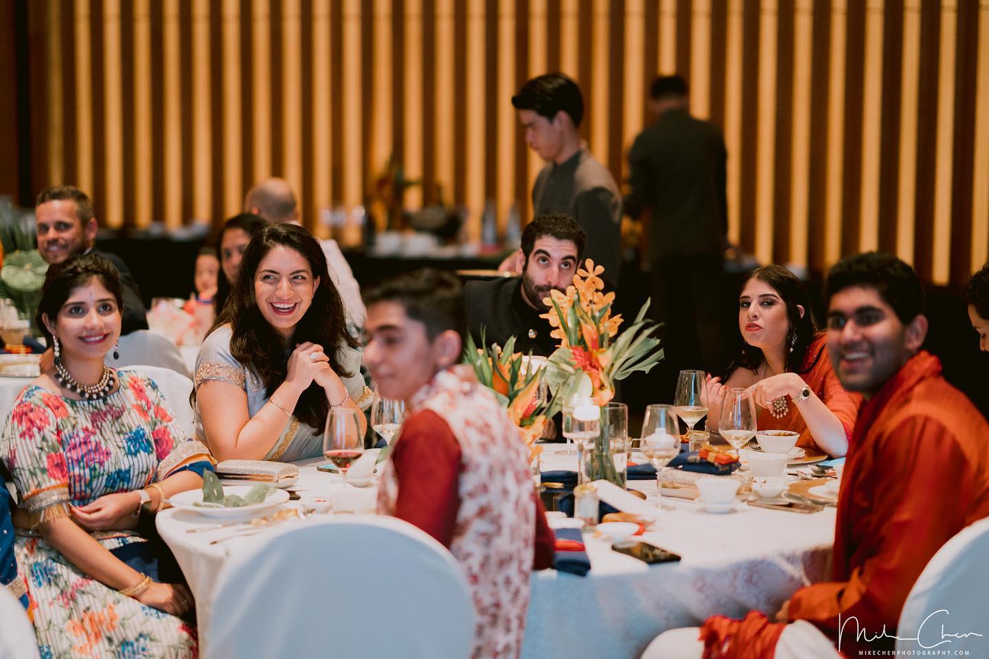 guests at a wedding