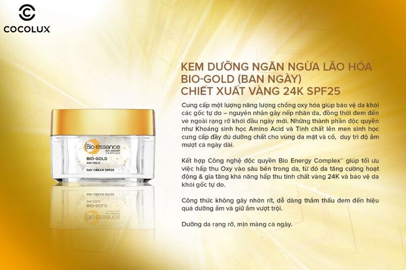 Kem Dưỡng Bio-essence Bio-Gold Tinh Chất Vàng 24K Ngừa Lão Hóa Ban Ngày 40g