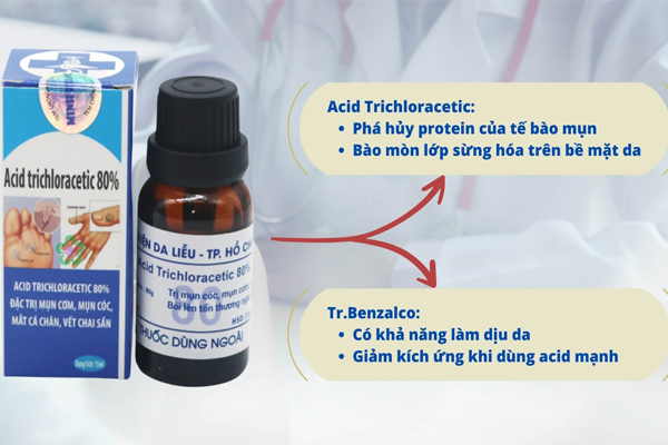 Cảm nhận khi sử dụng thuốc trị mụn thịt Acid Trichloracetic 80%