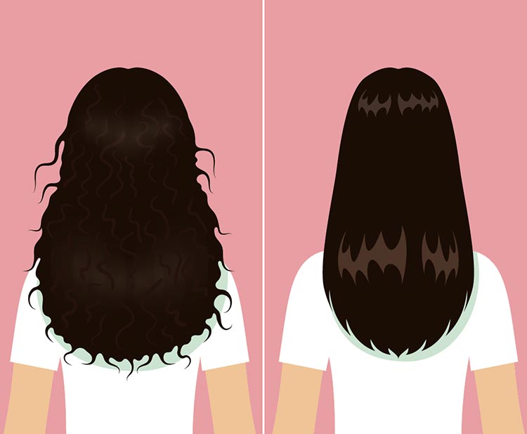 Keratin giúp tóc mượt và dễ kiểm soát hơn