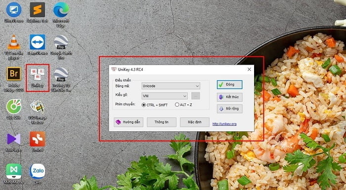 Sử dụng Unikey để gõ tiếng Việt
