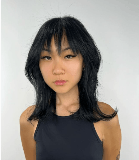 Polished Wolf Cut Hairstyle