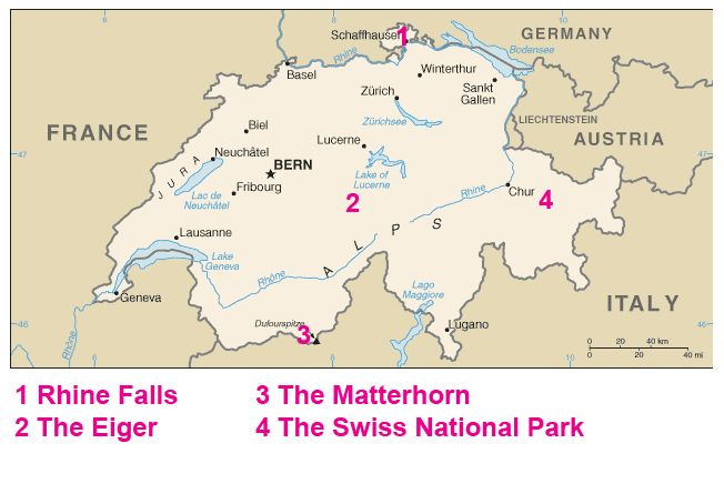 Map of the Matterhorn