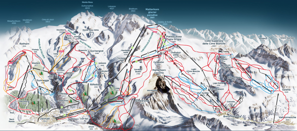 Matterhorn Piste Map