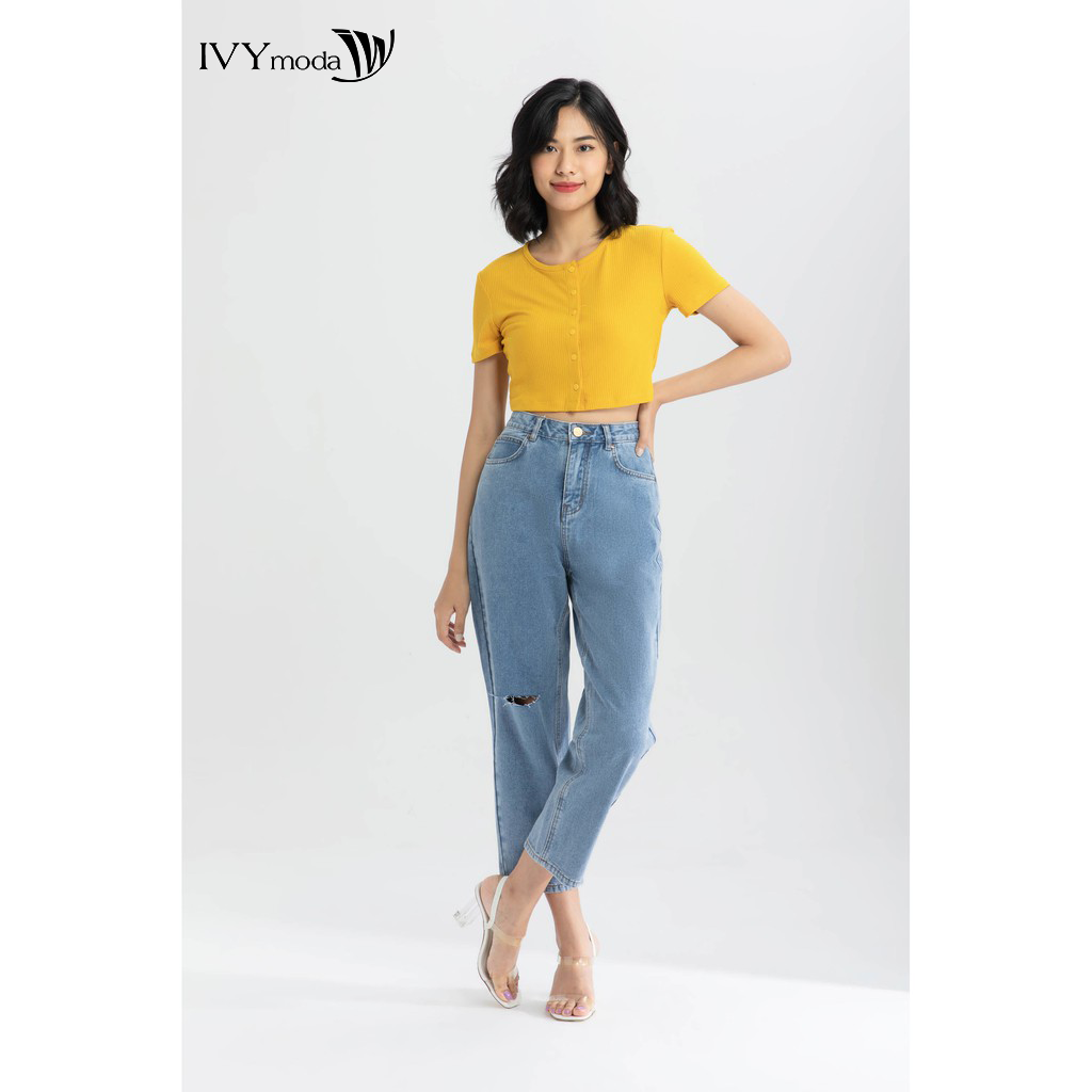 Áo croptop cổ vuông đẹp