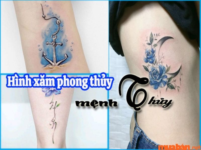 hình xăm mệnh thủy