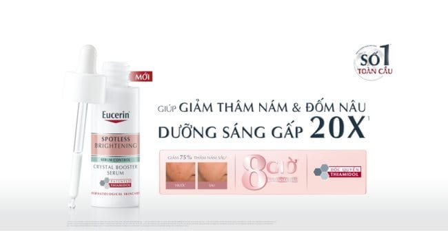 Banner Tinh chất giảm thâm nám cho da nhờn & hỗn hợp Eucerin Crystal Booster Serum