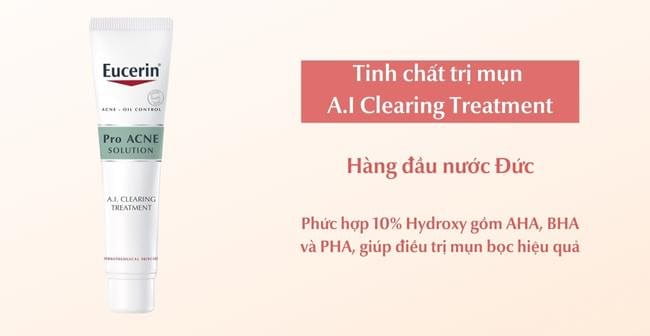 Tinh chất A.I Clearing Treatment giúp loại bỏ mụn bọc