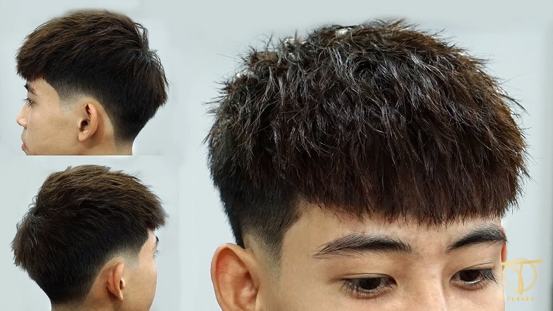 kiểu Mohican uốn con sâu