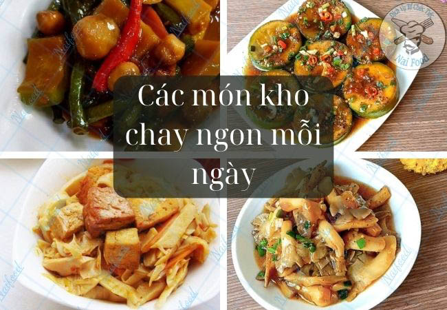 Các món kho chay