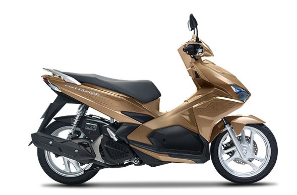 Xe Honda Air Blade vàng đồng đen