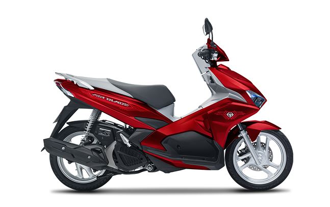 Xe Honda Air Blade màu đỏ bạc đen