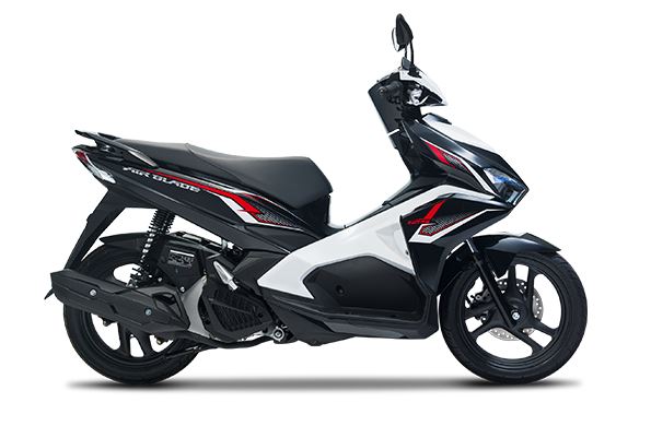 Xe Air Blade màu đen trắng