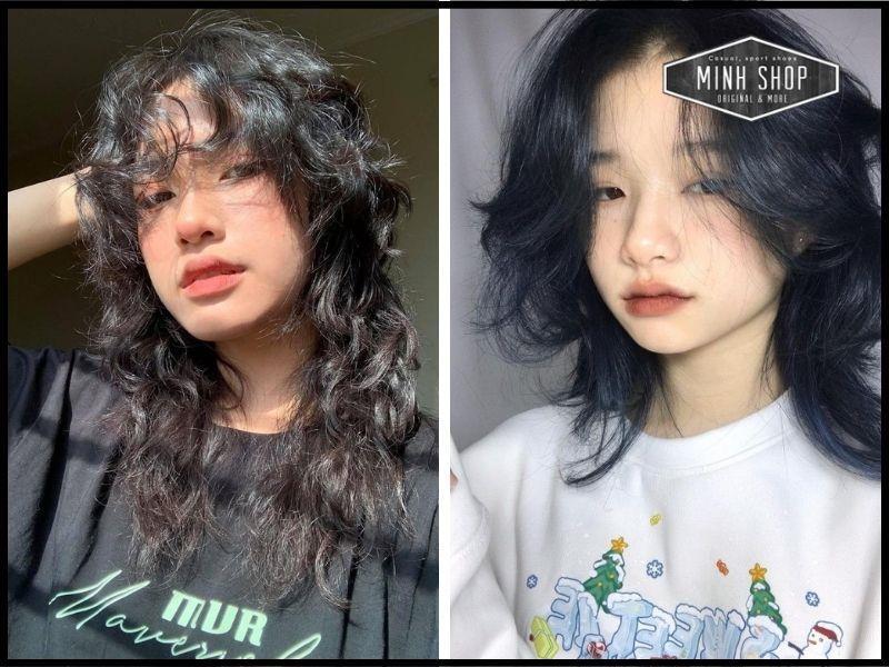 Kiểu Tóc Mullet Layer Nữ Mặt Tròn Tự Tin Khoe Cá Tính