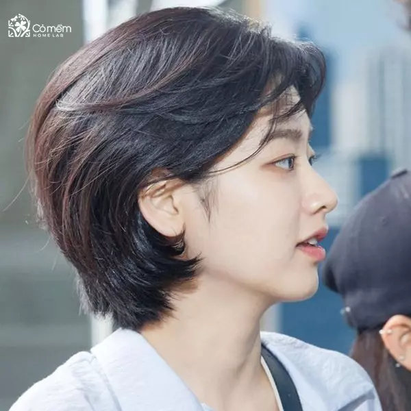 tóc mullet layer nữ ngắn