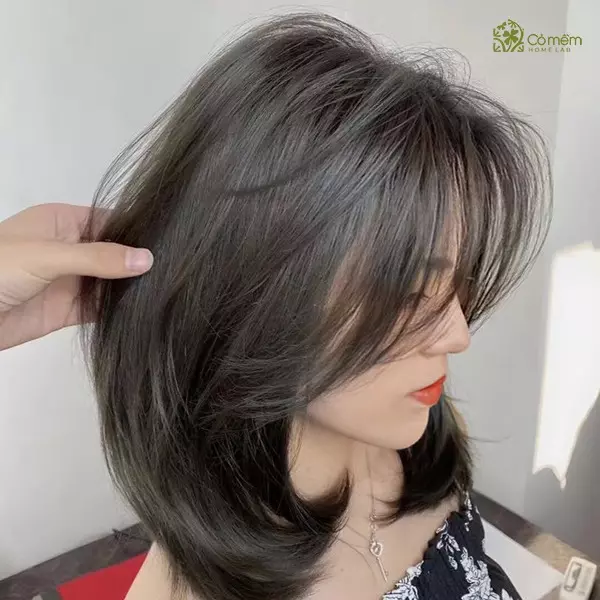 tóc mullet layer nữ ngắn