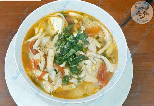 Canh nấm thập cẩm chay