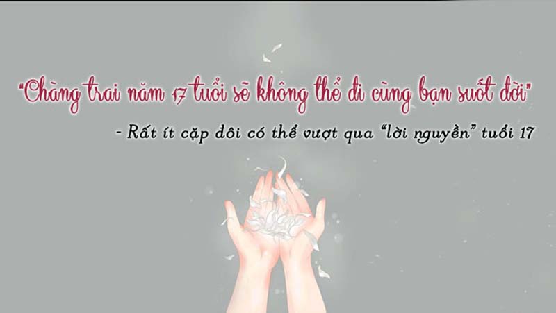 Stt về tình yêu năm 17 tuổi buồn nhất