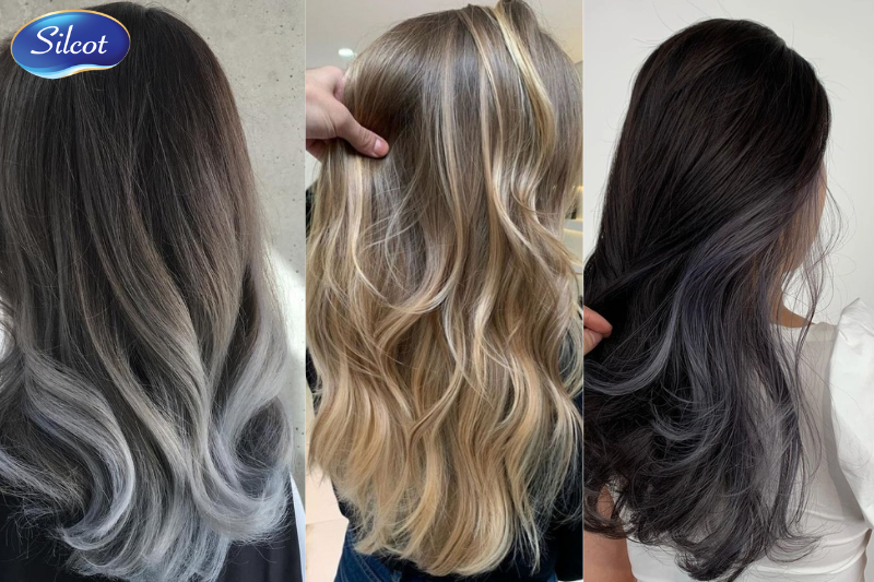 Phân biệt tóc nhuộm ombre, tóc highlight và tóc balayage