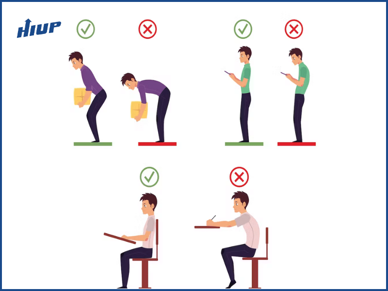 Sinh hoạt đúng tư thế để tăng chiều cao