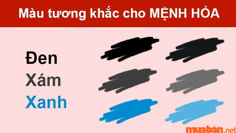 Cần chú ý màu tương khác với hành Hỏa tuổi Mậu Tý 2008